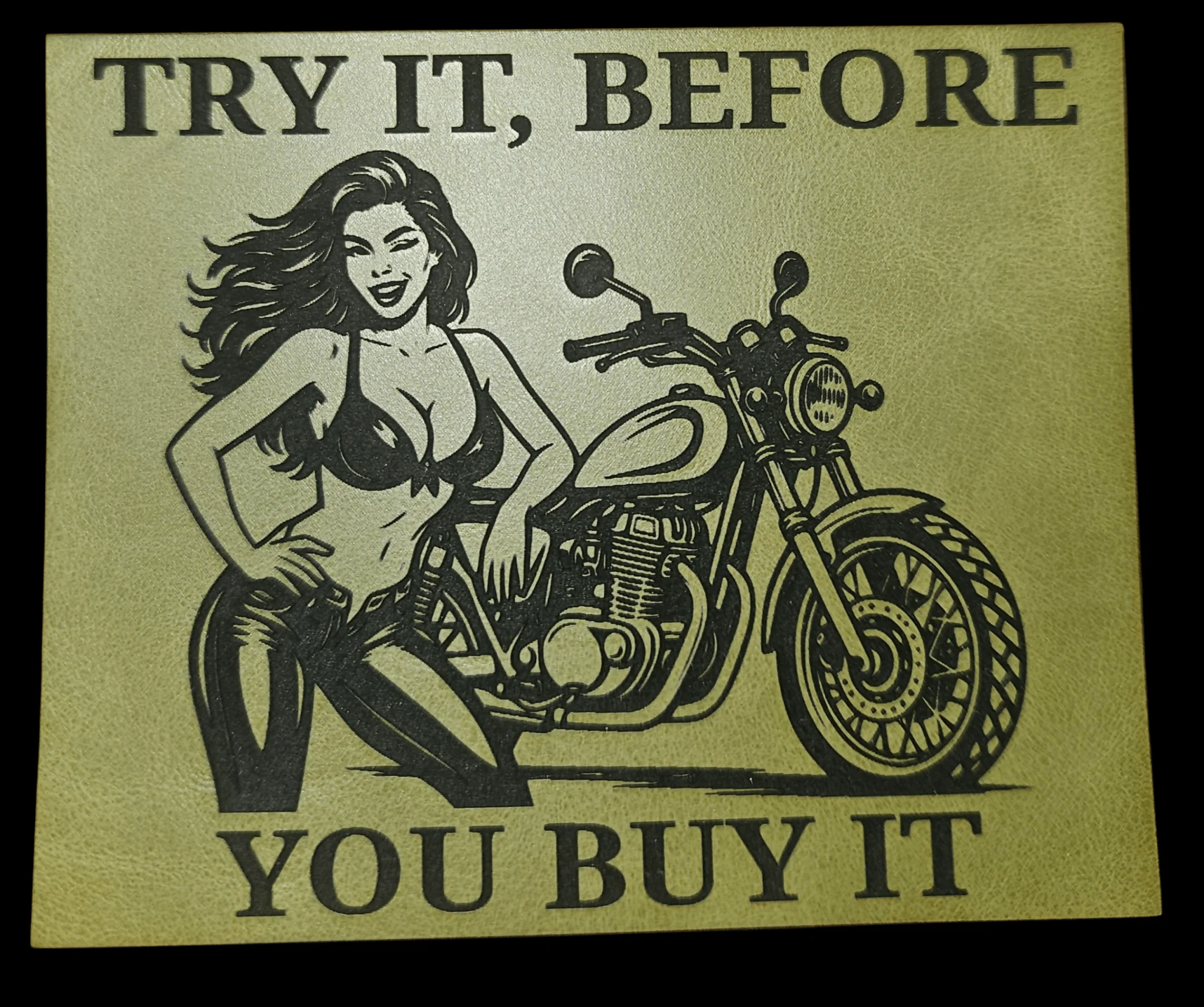 Try It Before You Buy It- Motorcycle/Girl