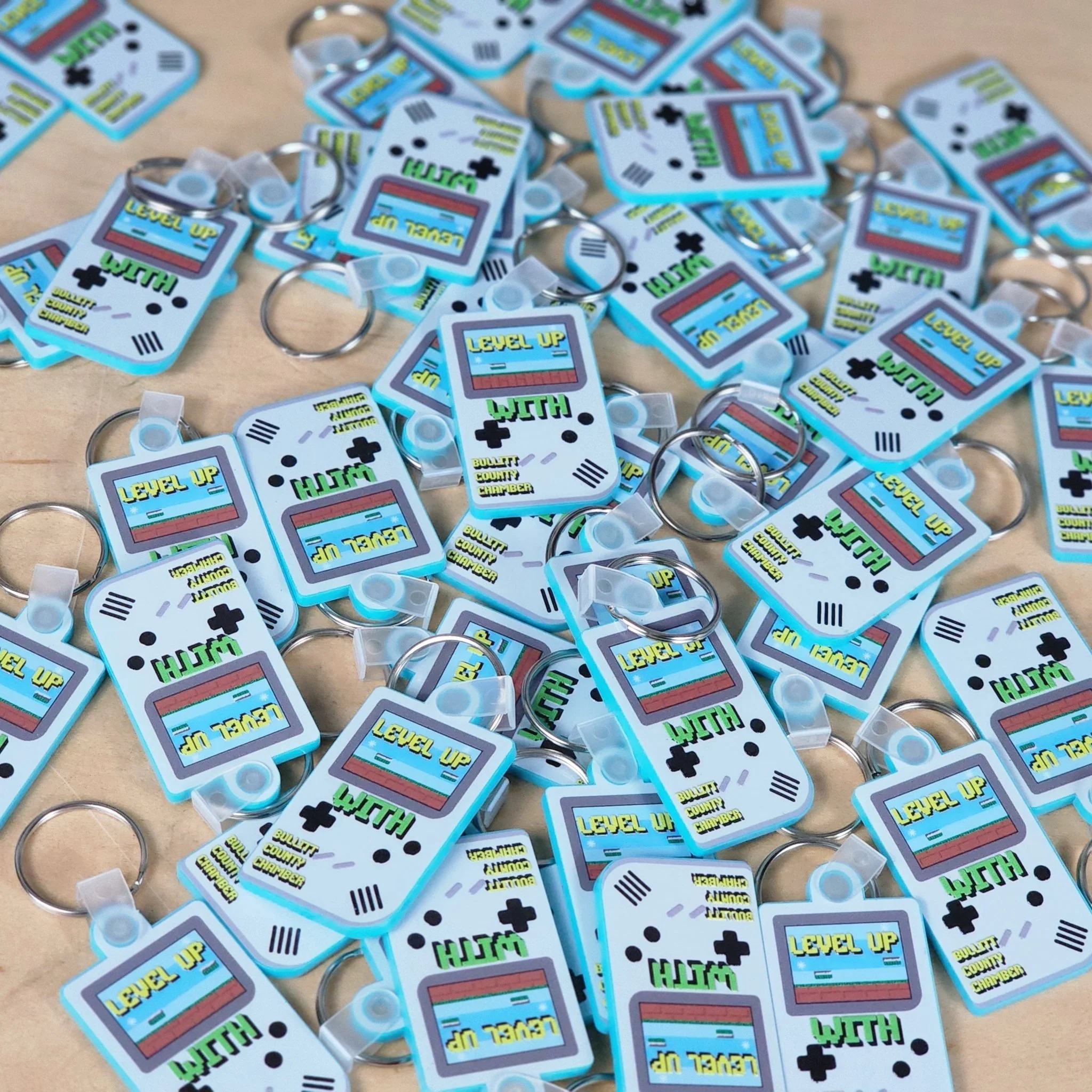 Custom UV Printed 1/8" Acrylic Keychains - Wholesale Bulk Options - MR01 - Image 3