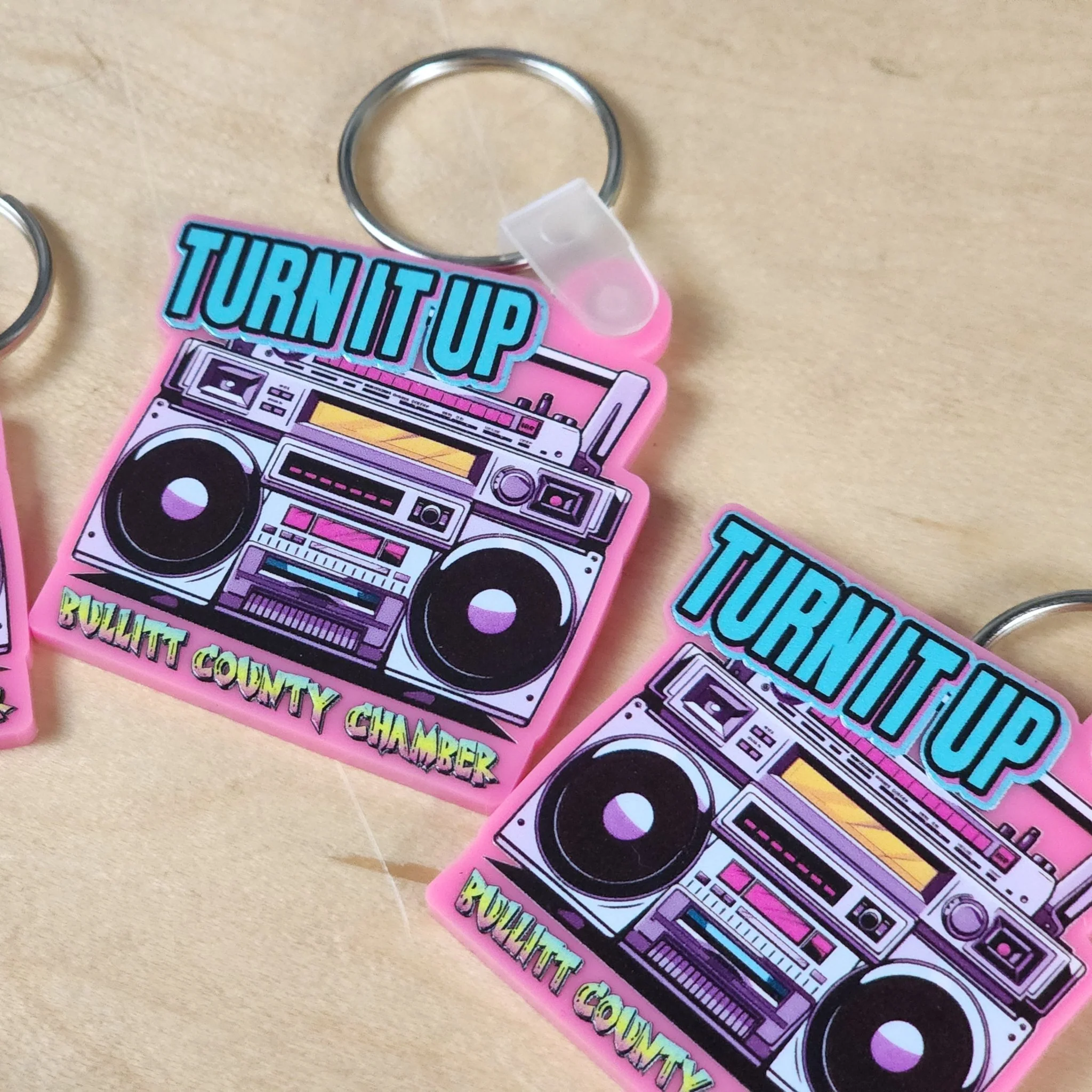 Custom UV Printed 1/8" Acrylic Keychains - Wholesale Bulk Options - MR01 - Image 5