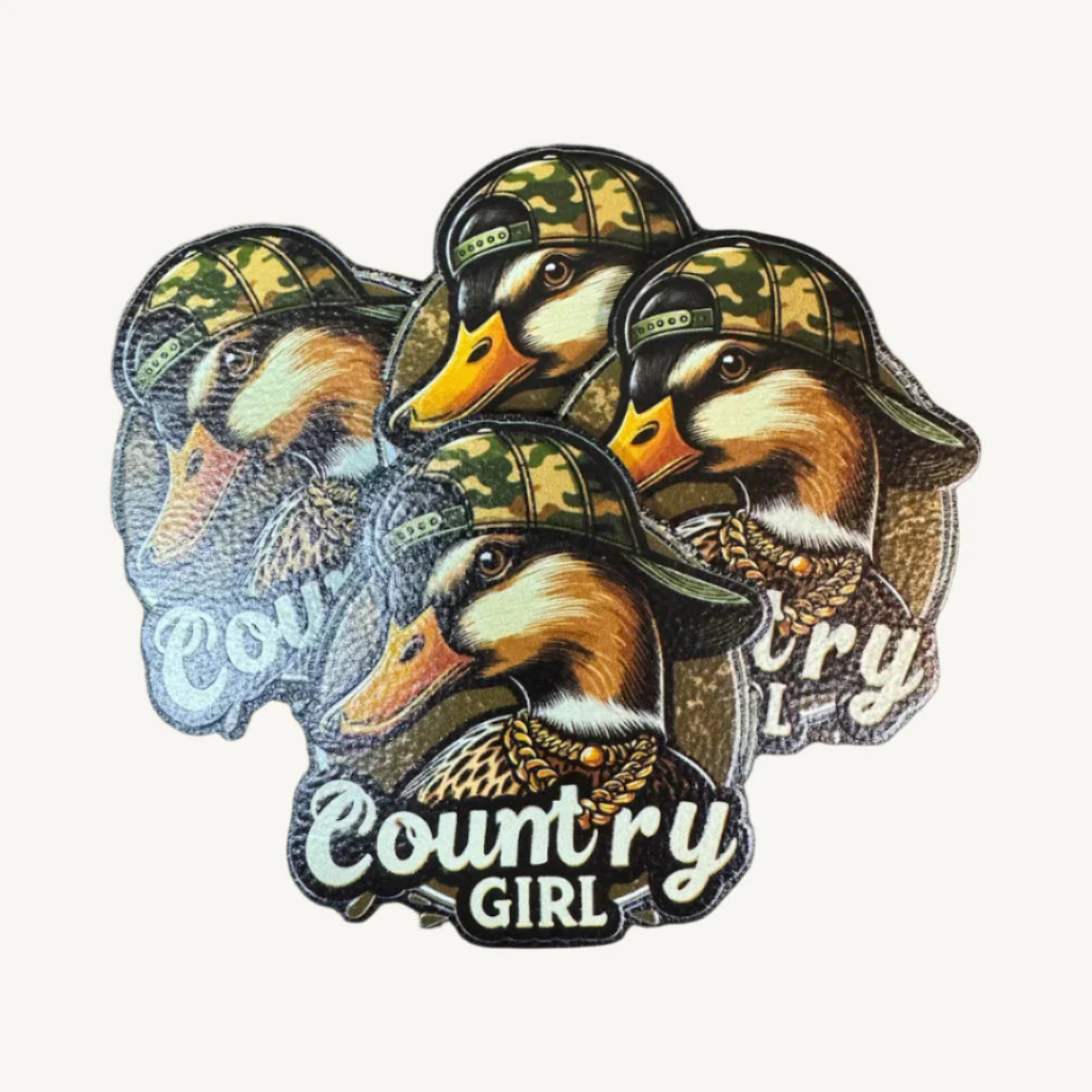 UV Printed Leatherette Patches - Outdoor Designs
