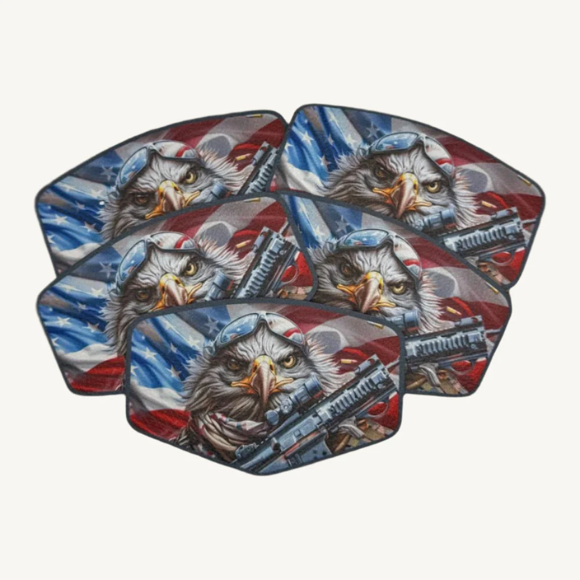 UV Printed Leatherette Patches - Patriotic & 2A Designs