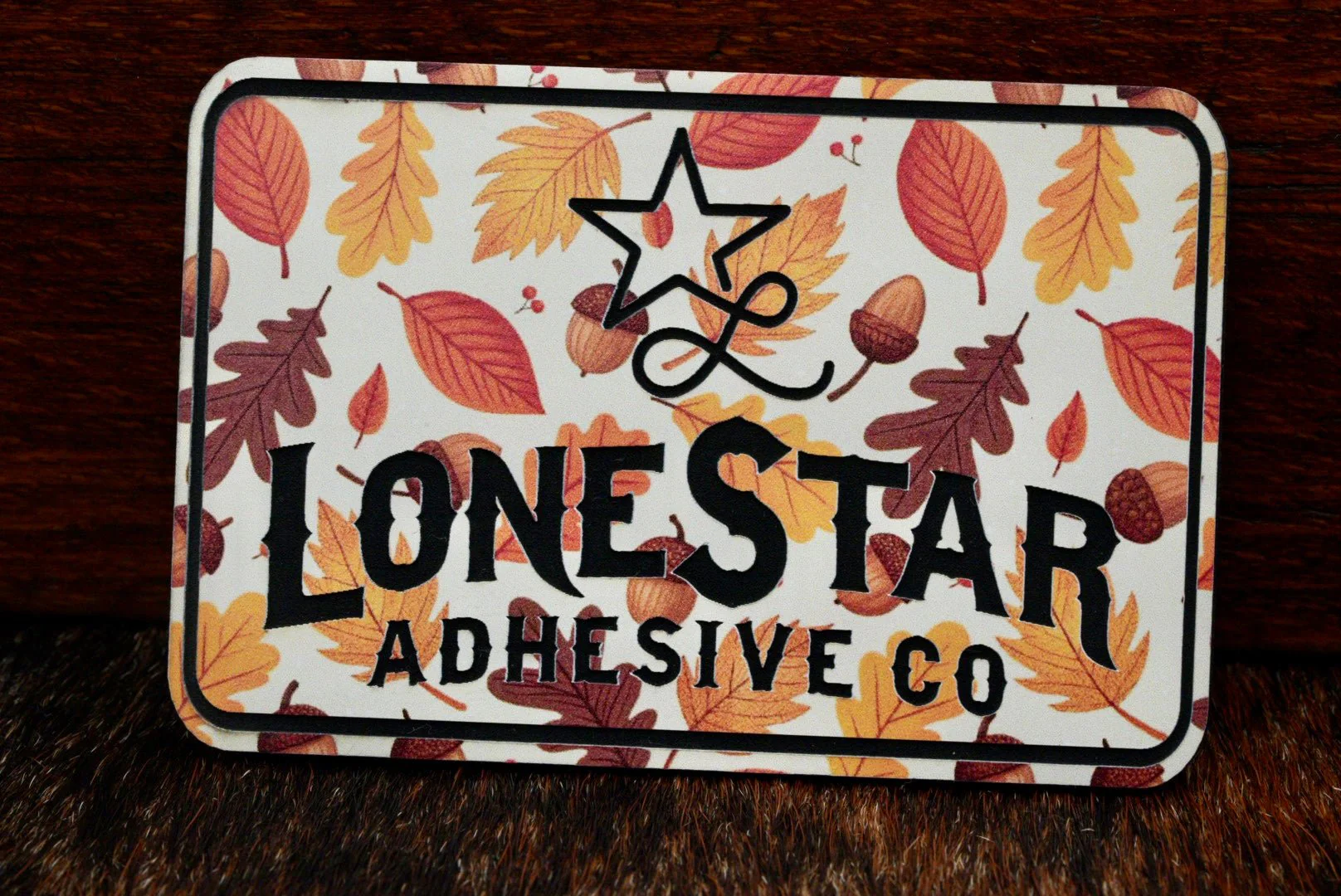 UV Printed Premium Leatherette® Sheets (12x24) - Acorn Leaves