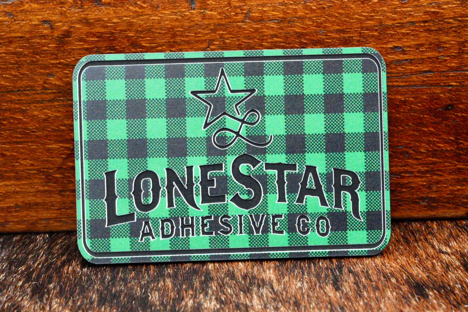 UV Printed Premium Leatherette® Sheets (12x24) - Forest Plaid