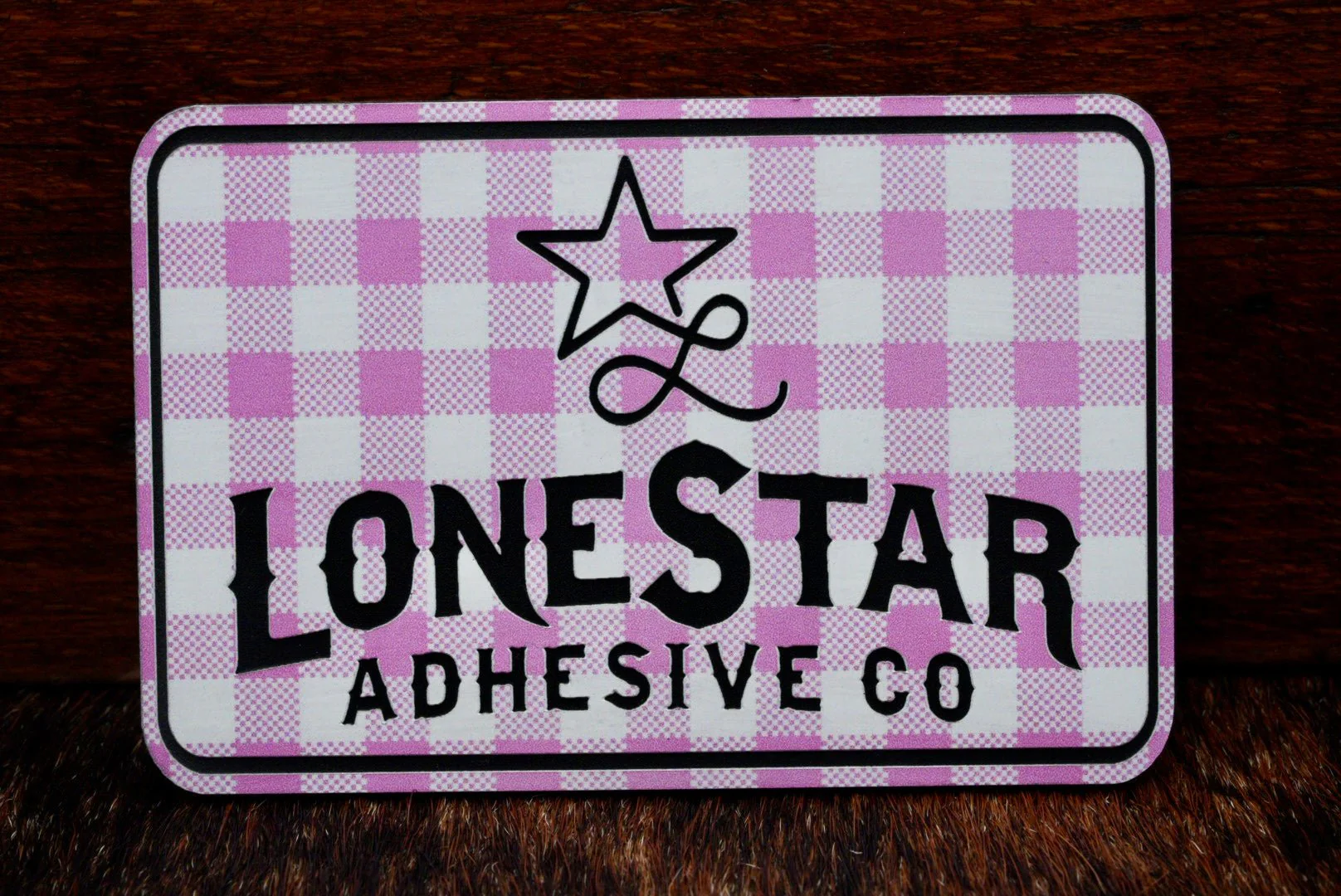 UV Printed Premium Leatherette® Sheets (12x24) - Pink Plaid