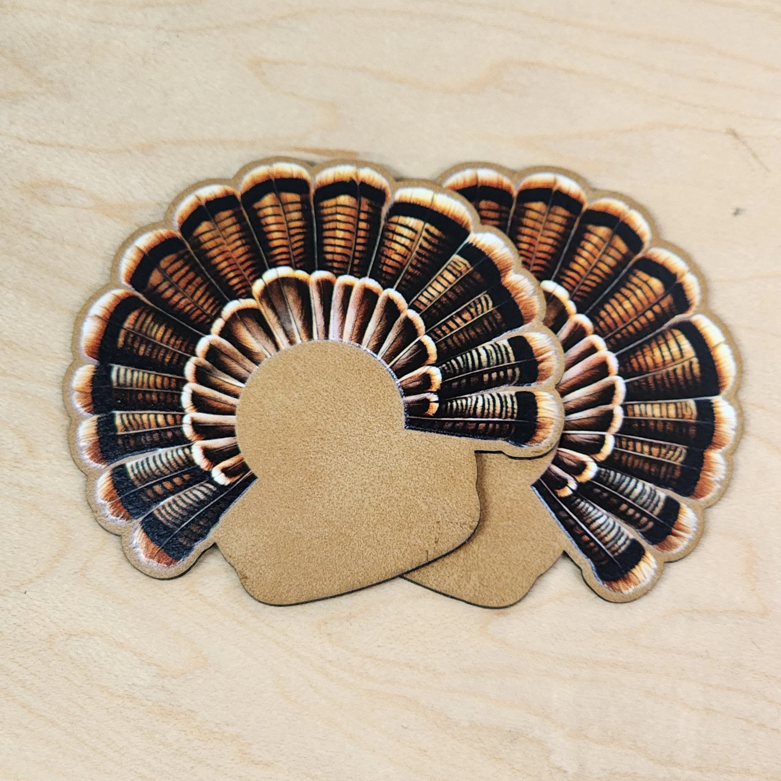 UV Printed Turkey Tail Feather Patches - MR01 - Image 8