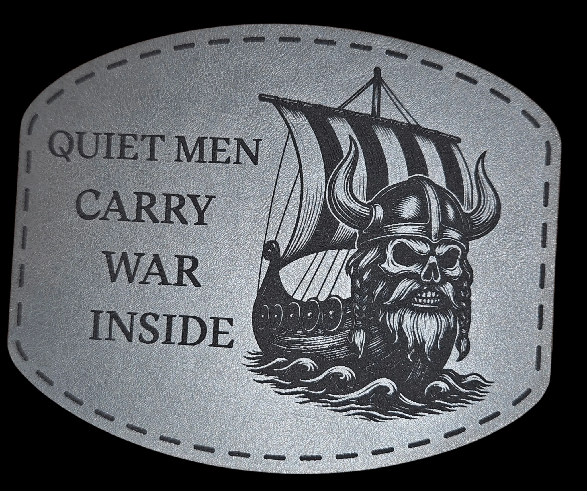 Viking Ship V2- Quiet Men Carry War Inside