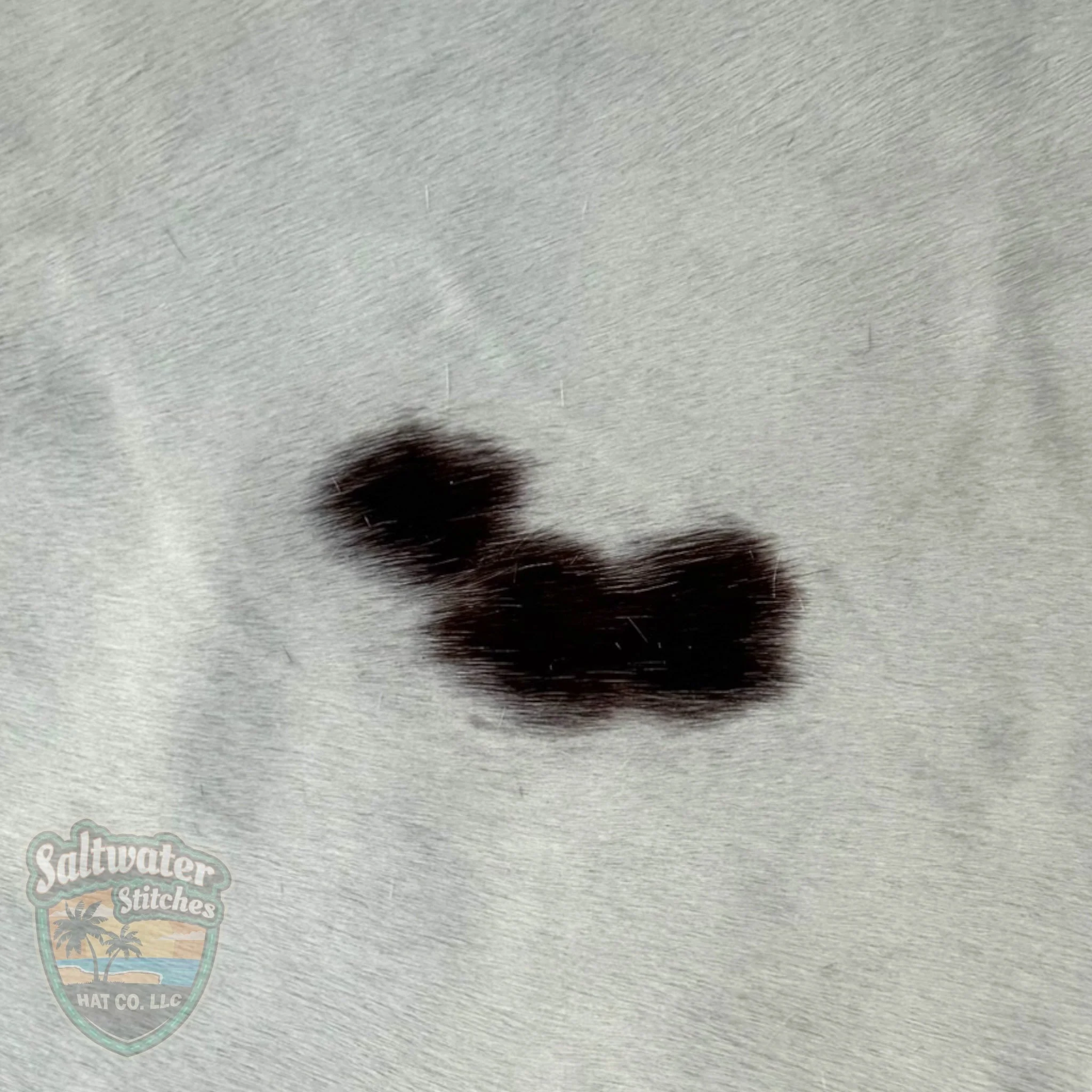 White Cowhide Panel - Image 2
