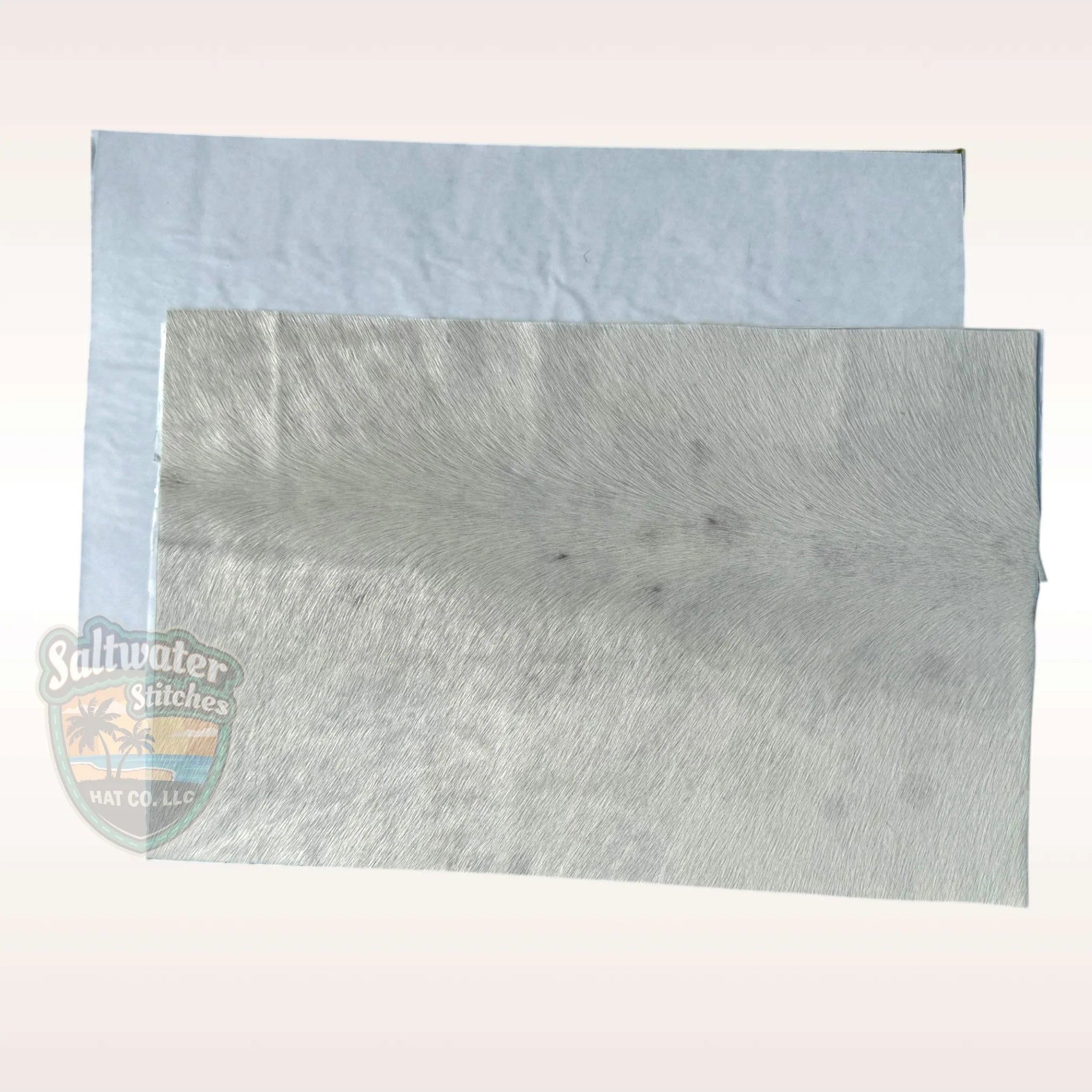 White Cowhide Panel - Image 4
