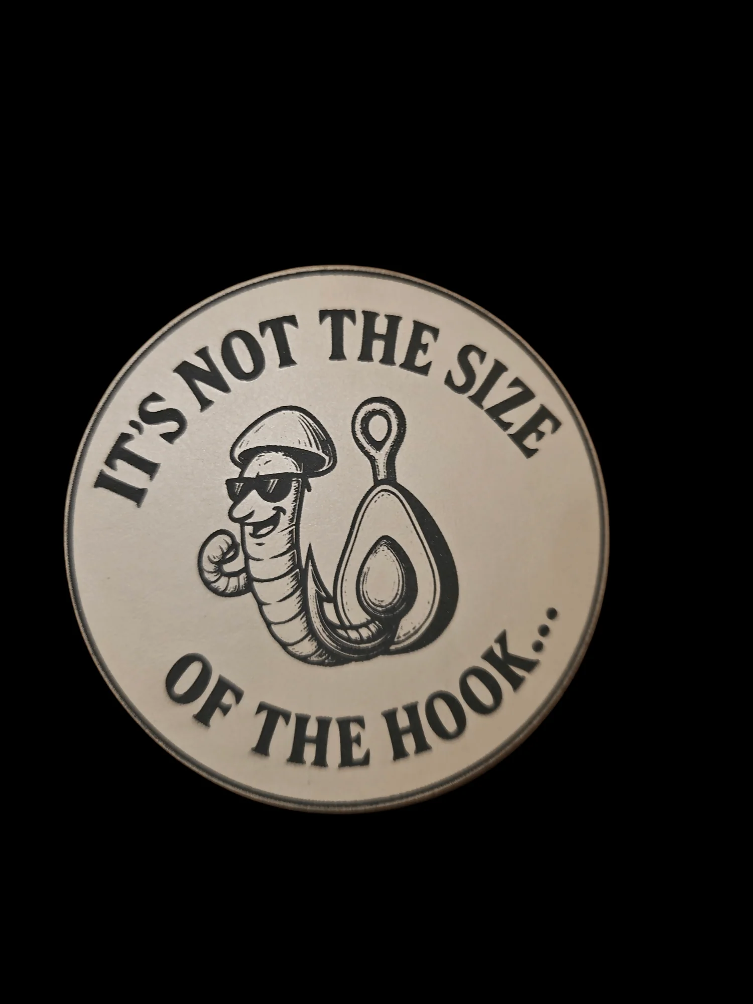 Worm Fist Pump Its Not The Size of The Hook Digital File